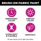 Tulip Brush-On Fabric Paint Essentials 19-Pc. Kit
